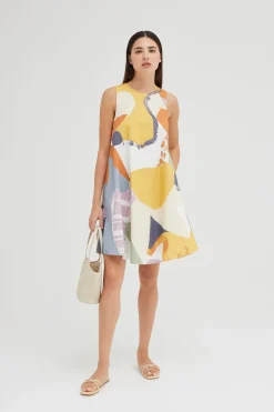 Al Fresco Organic Cotton Shift Dress