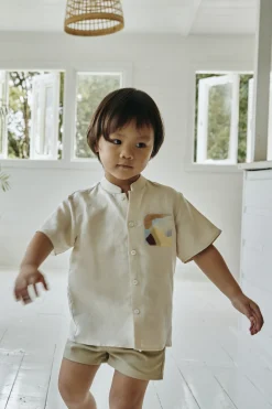 Analogue Linen Boy’s Pocket Shirt
