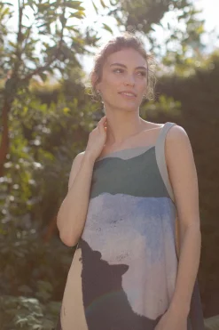 Analogue Linen Shift Dress