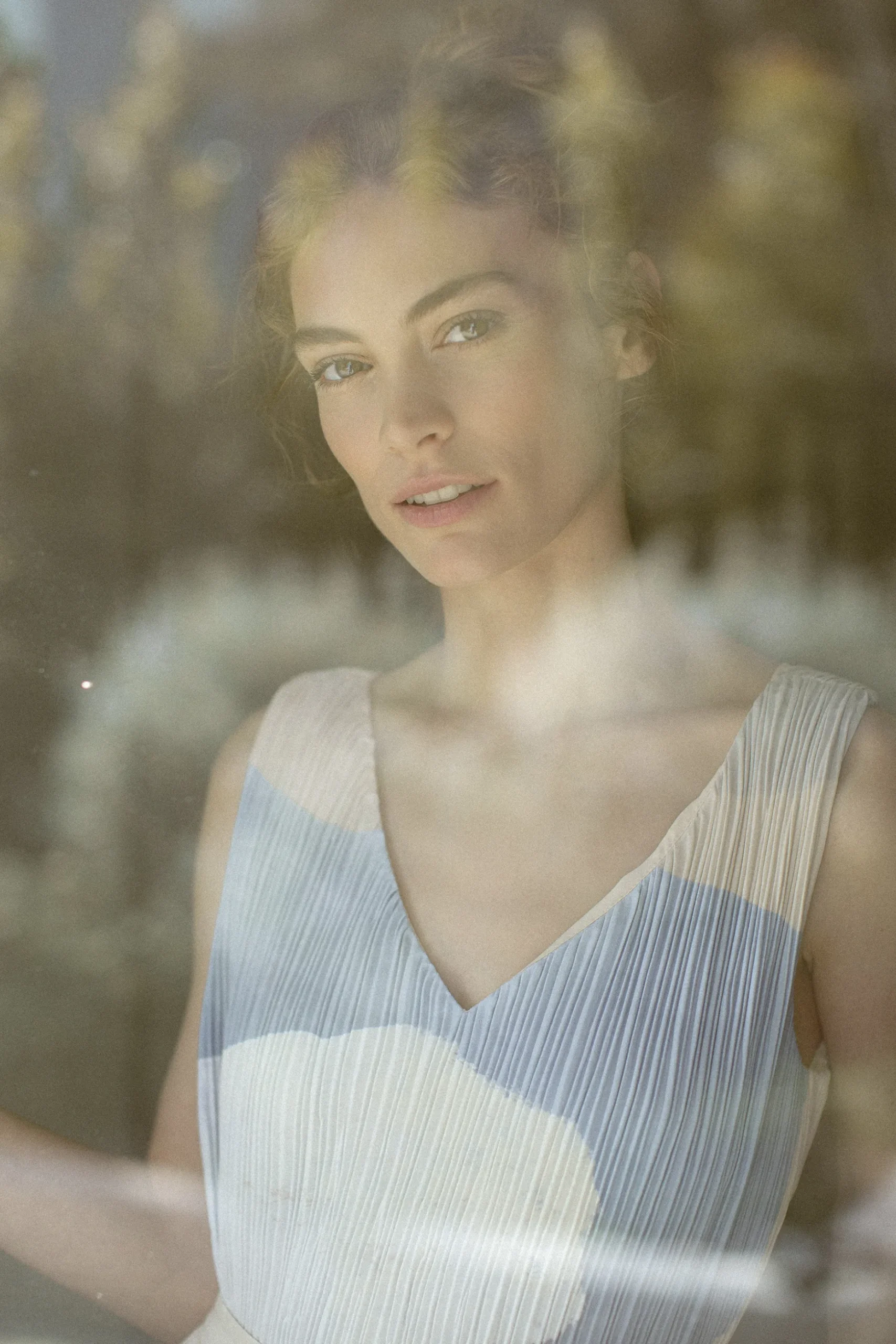 Analogue Pleated Shift Top