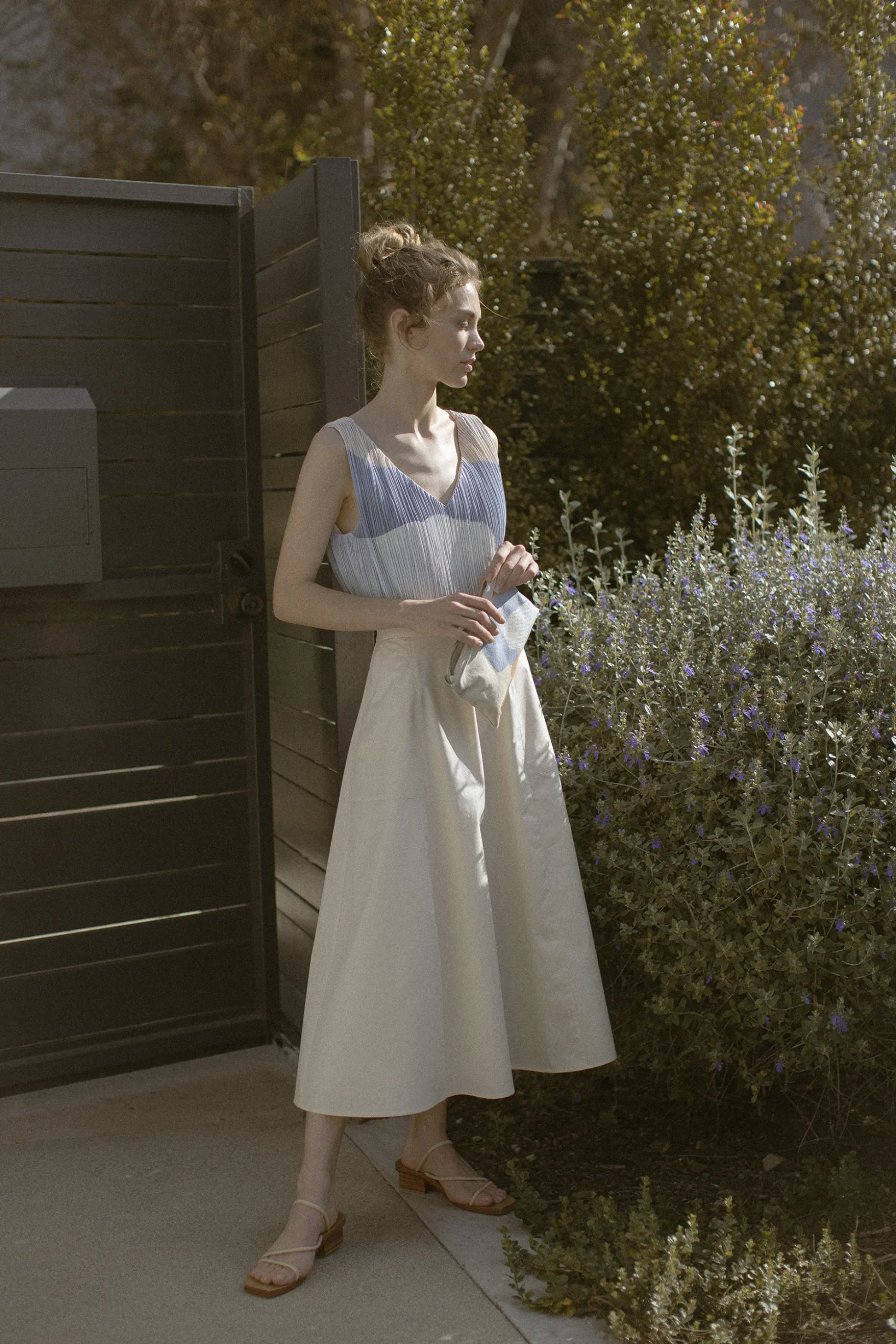 Analogue Pleated Shift Top