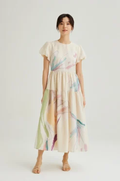 Atelier Puff-Sleeve Dress