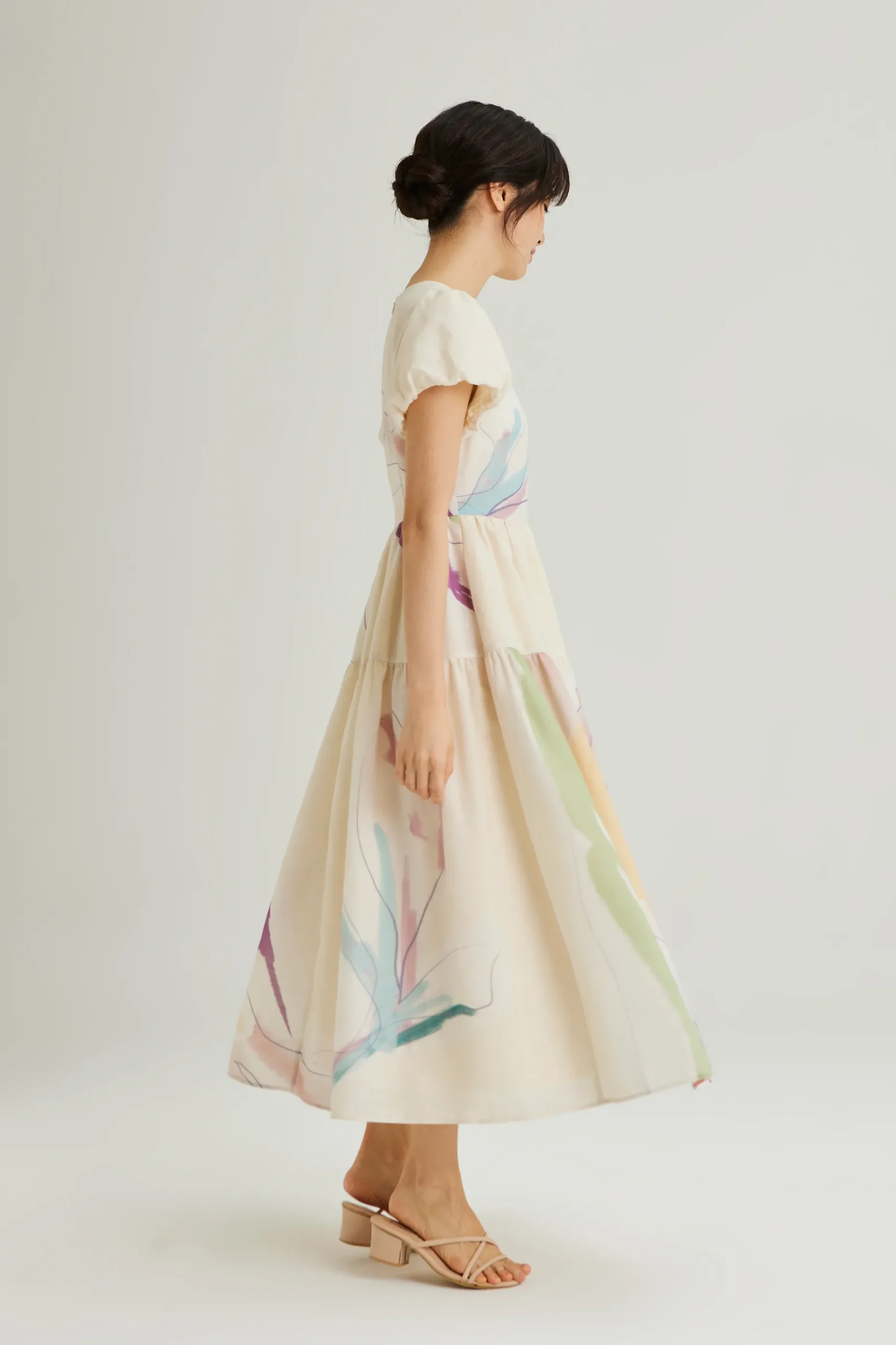 Atelier Puff-Sleeve Dress
