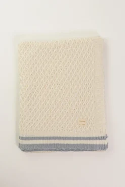 Bamboo Knitted Throw Blanket