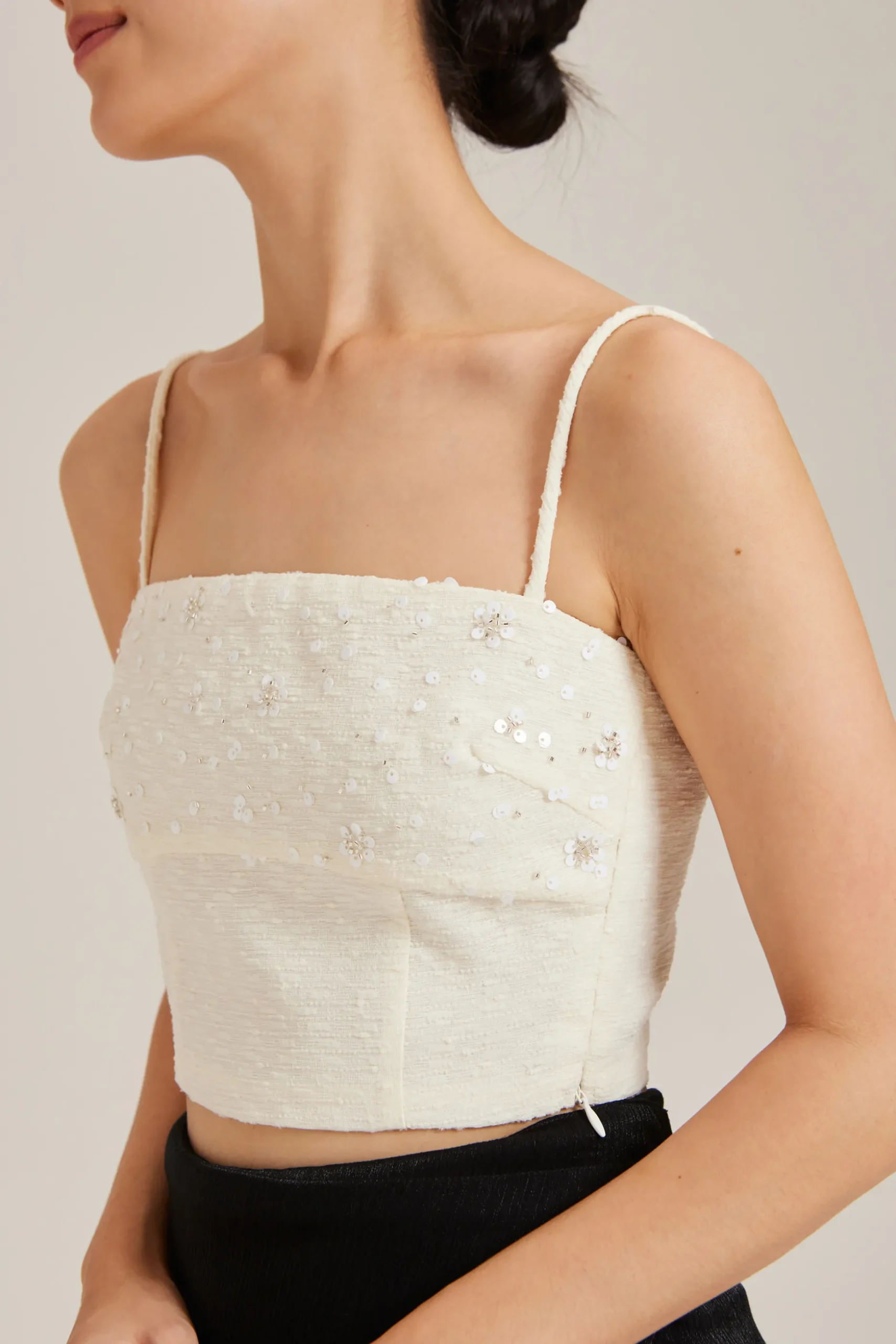 Beaded Crop Top