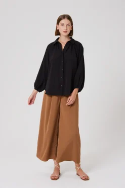 Billowy Puff-Sleeve Shirt