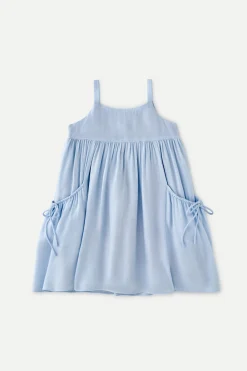 Bow-Detail Cotton Cami Dress