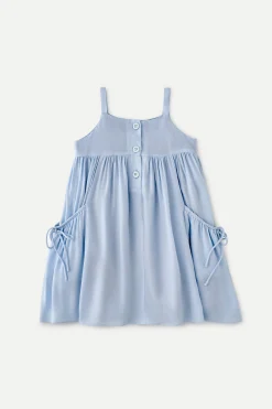 Bow-Detail Cotton Cami Dress