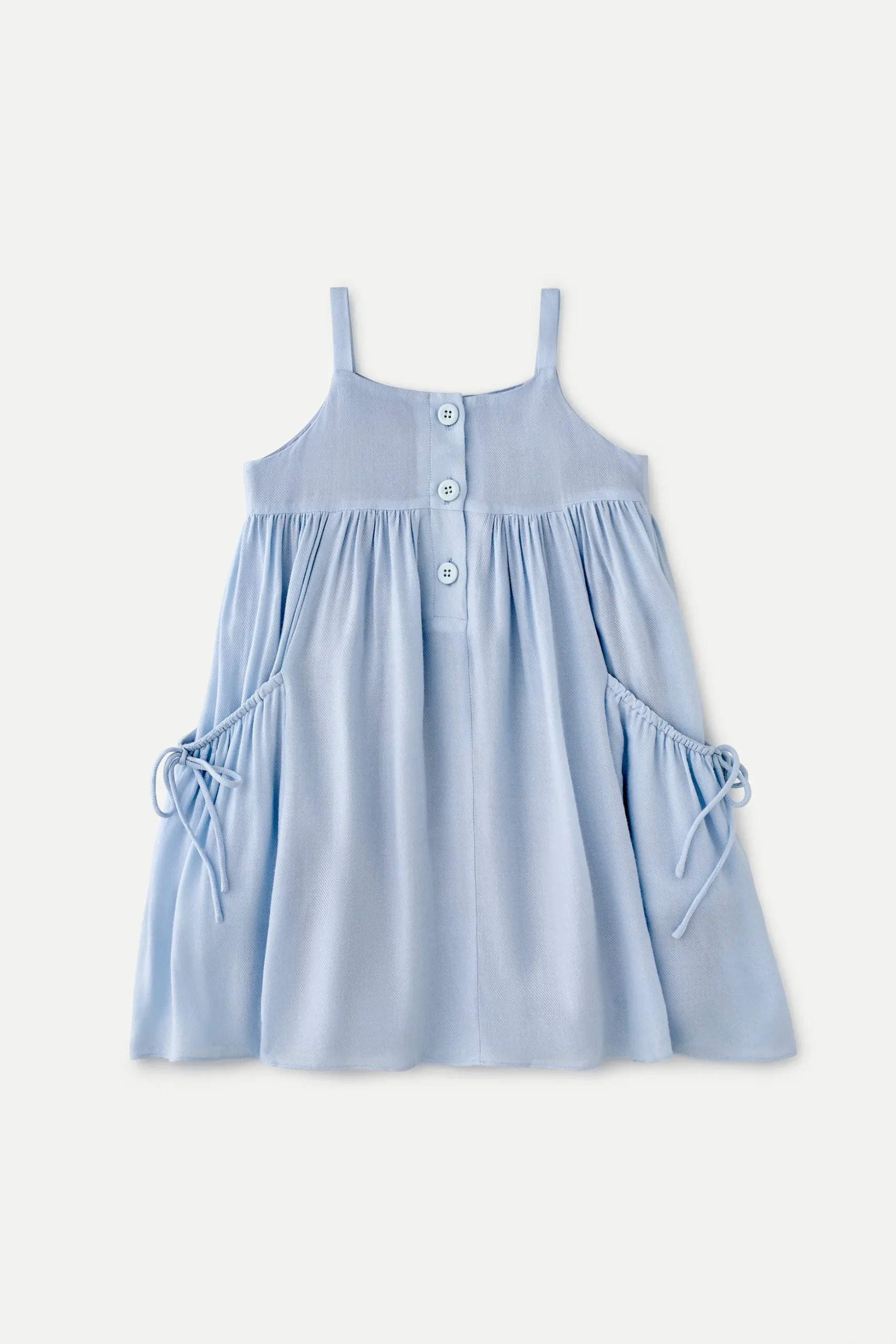 Bow-Detail Cotton Cami Dress