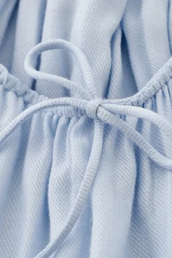 Bow-Detail Cotton Cami Dress