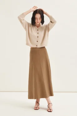 Boxy Jacquard Knit Cardigan