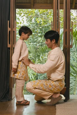 Boy's Half-Placket Long Sleeve Shirt