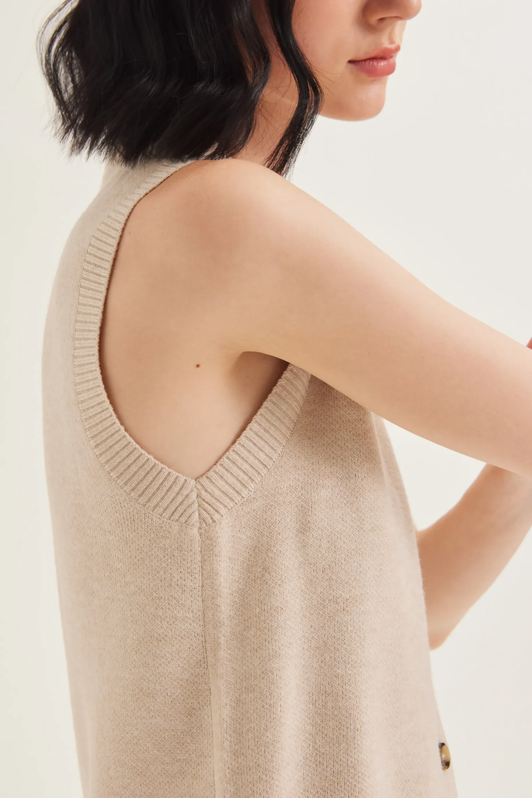 Button Down Jacquard Knit Dress