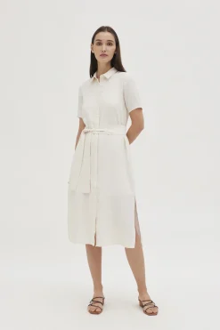 Button-Down Midi Dress