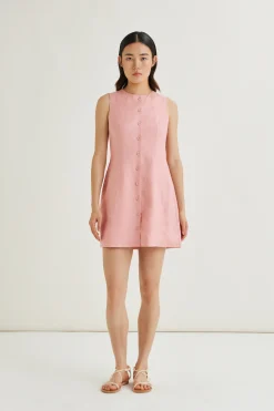 Button-Down Shift Dress