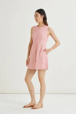 Button-Down Shift Dress