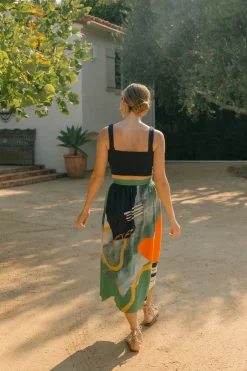 Coast Wrap Midi Skirt
