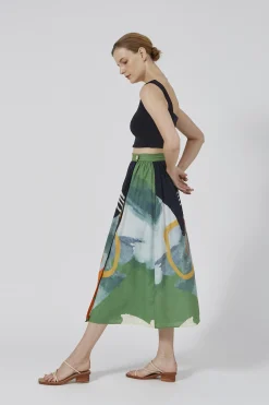 Coast Wrap Midi Skirt