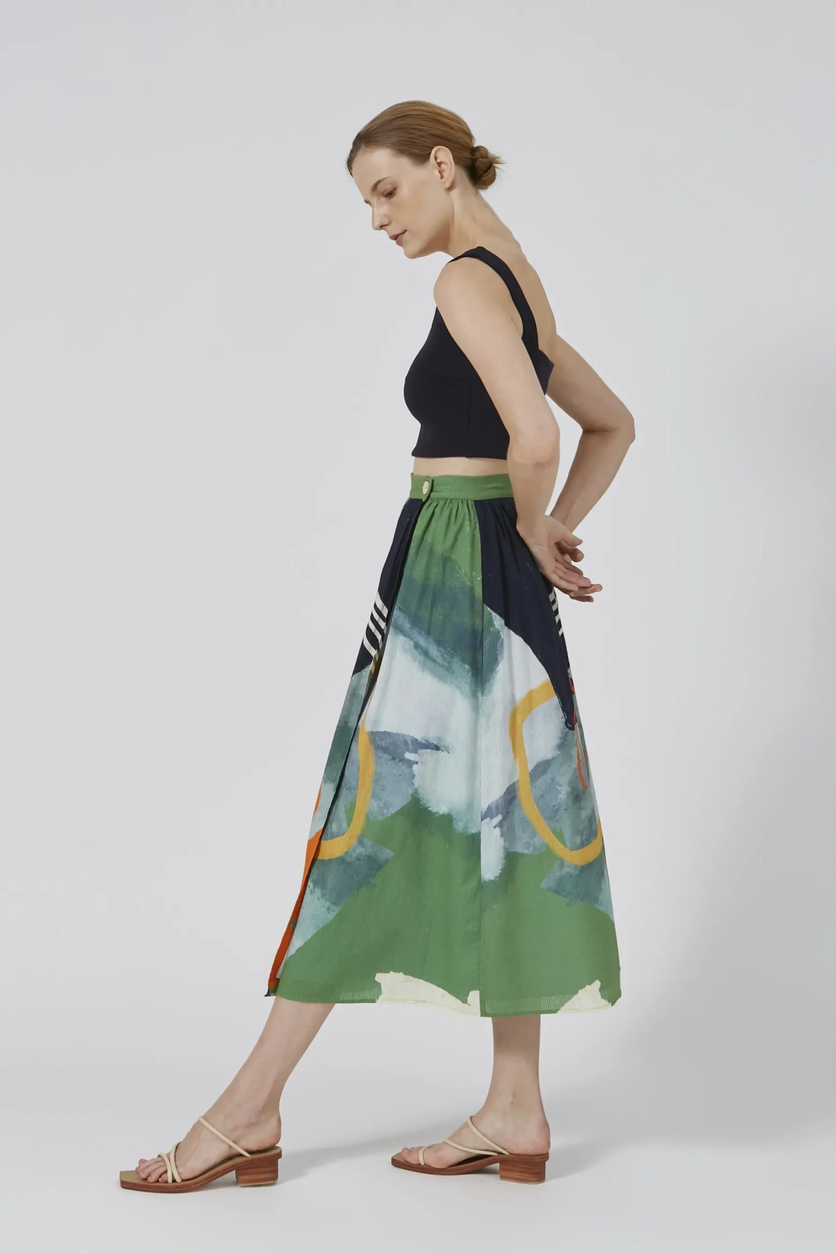 Coast Wrap Midi Skirt