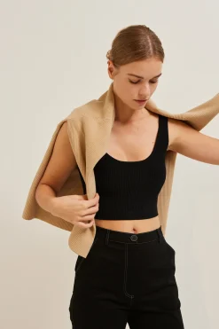 Contrast Stitch Cotton Twill Pants