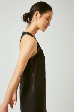 Contrast Stitch Maxi Dress