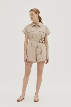 Cotton Boxy Romper