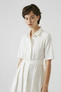 Cotton Button-Down Dress