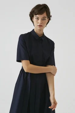 Cotton Button-Down Dress