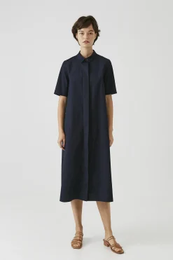 Cotton Button-Down Dress