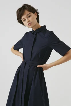 Cotton Button-Down Dress