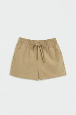 Cotton Drawstring Shorts