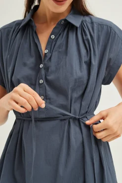Cotton Gathered Dress