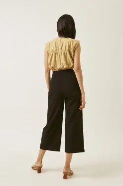 Cotton Gathered Two-Way Top