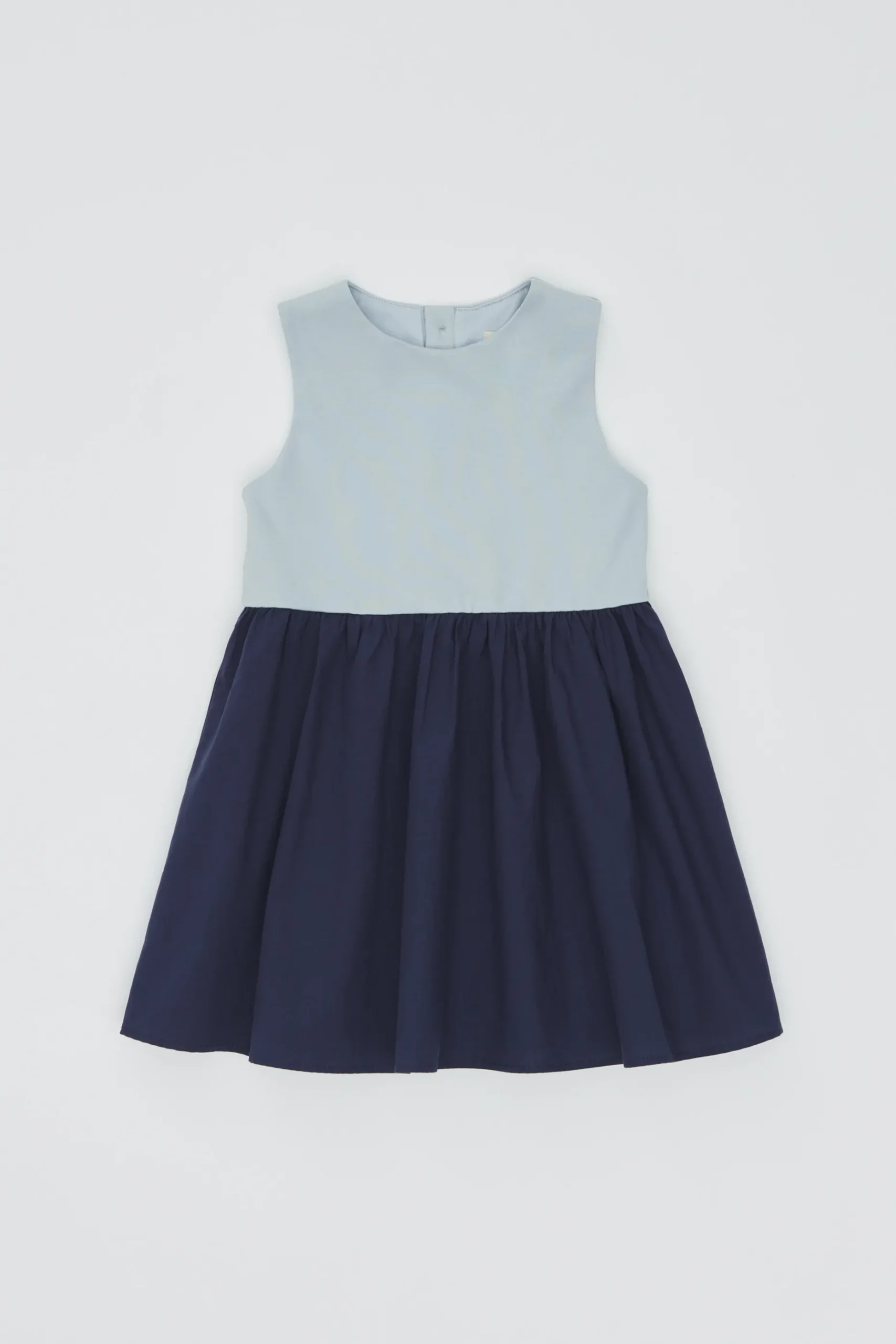 Cotton Jersey Gathered Dress