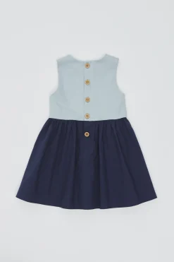 Cotton Jersey Gathered Dress