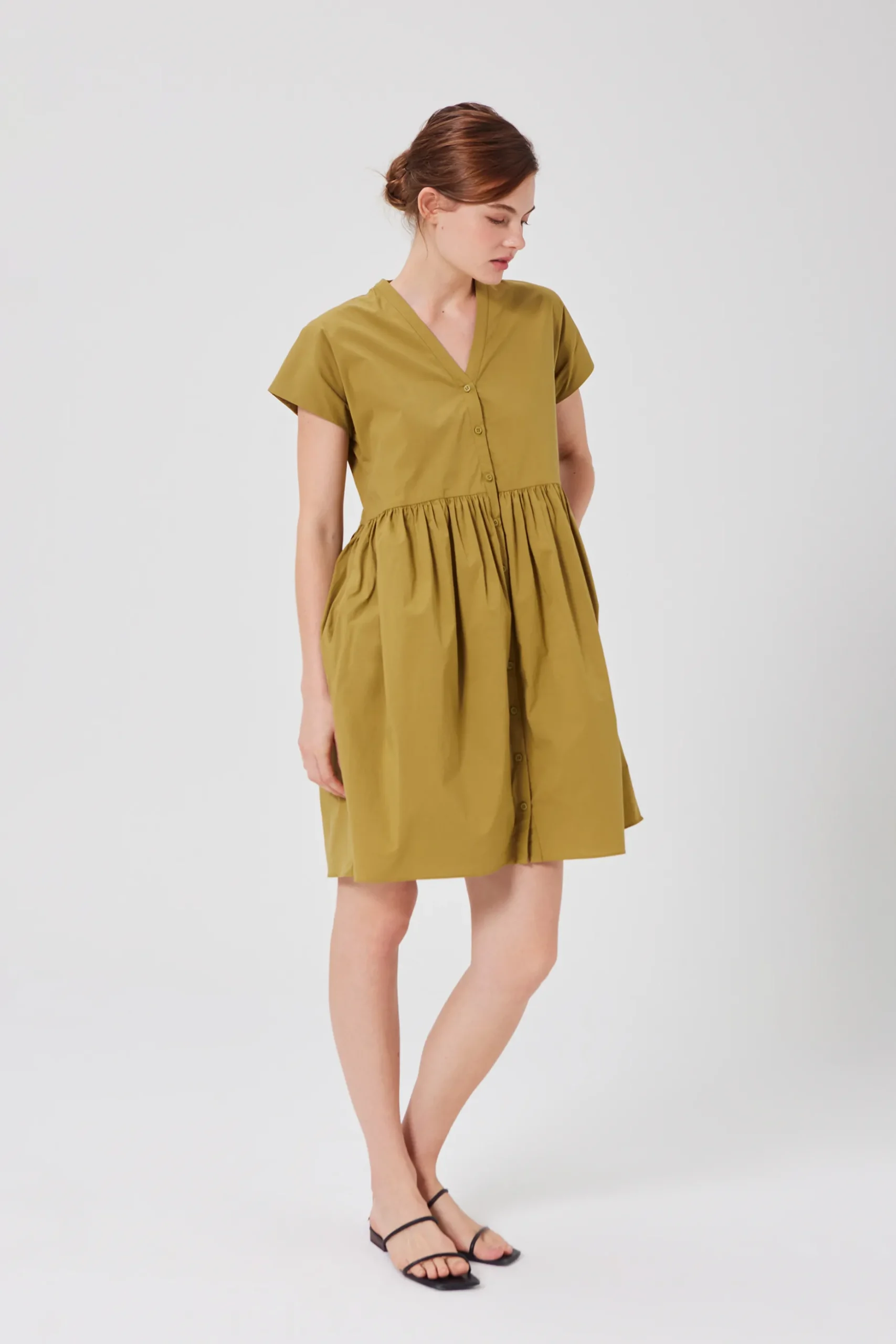Cotton Shift Dress