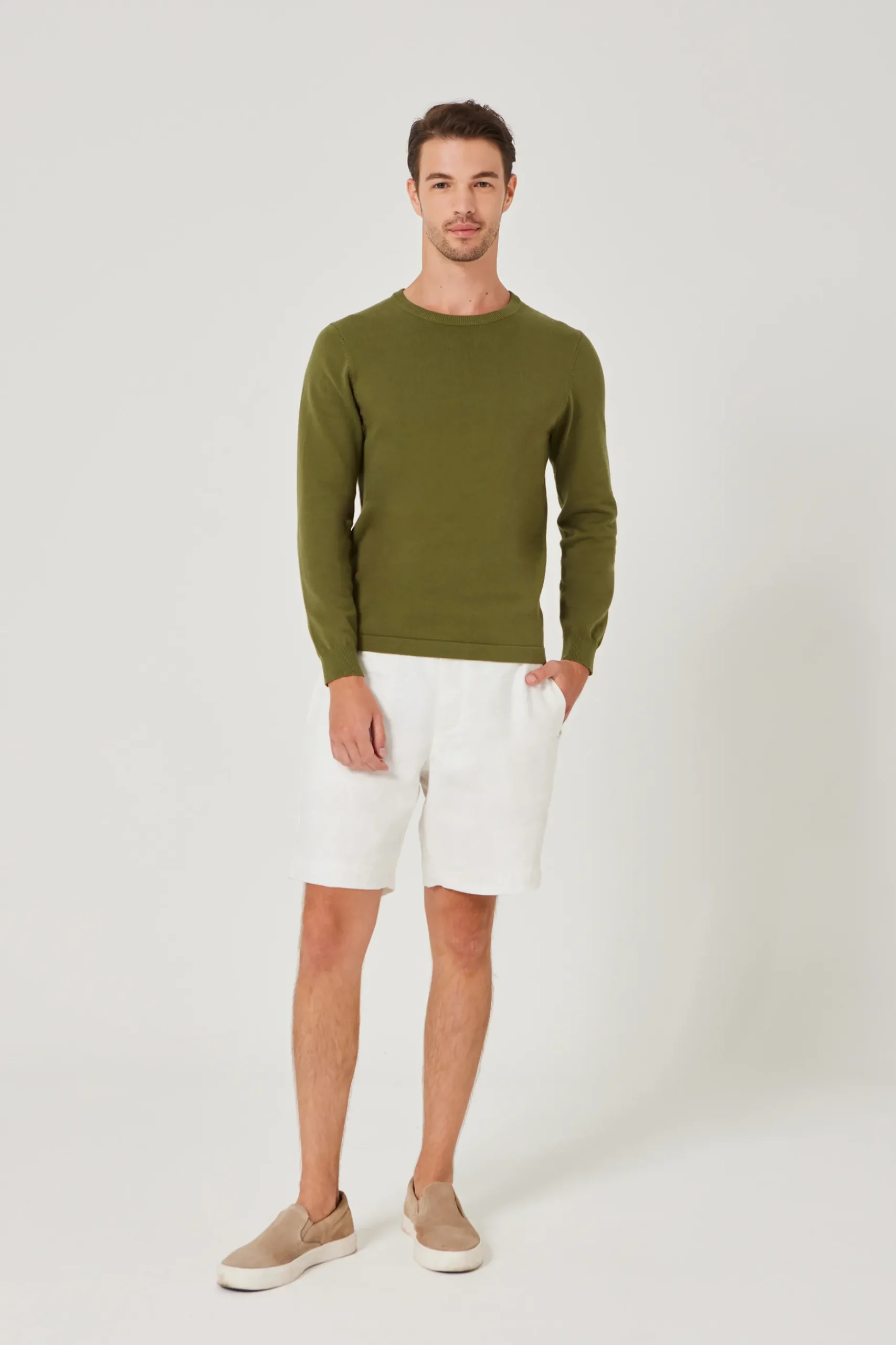 Crew-Neck Knit Jumper