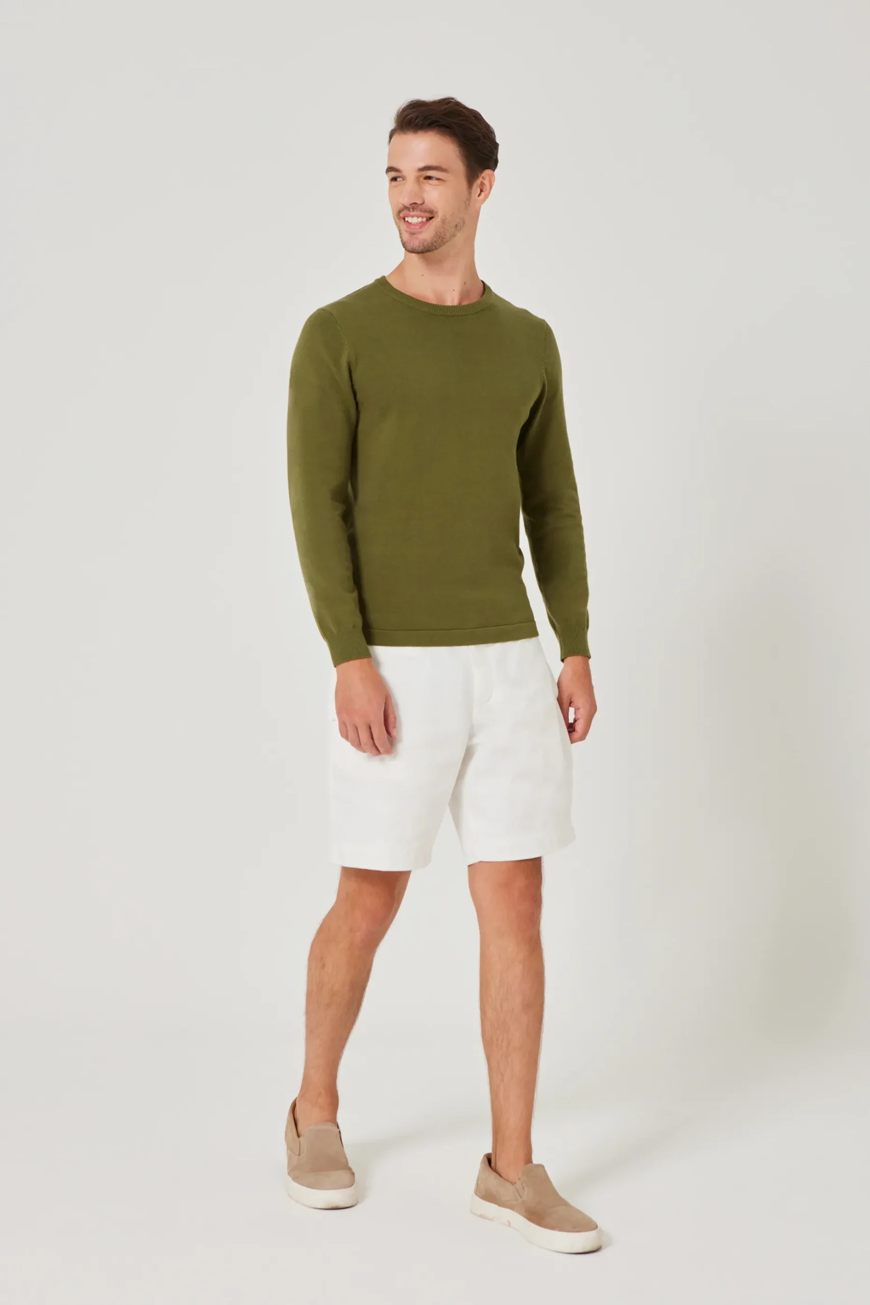 Crew-Neck Knit Jumper