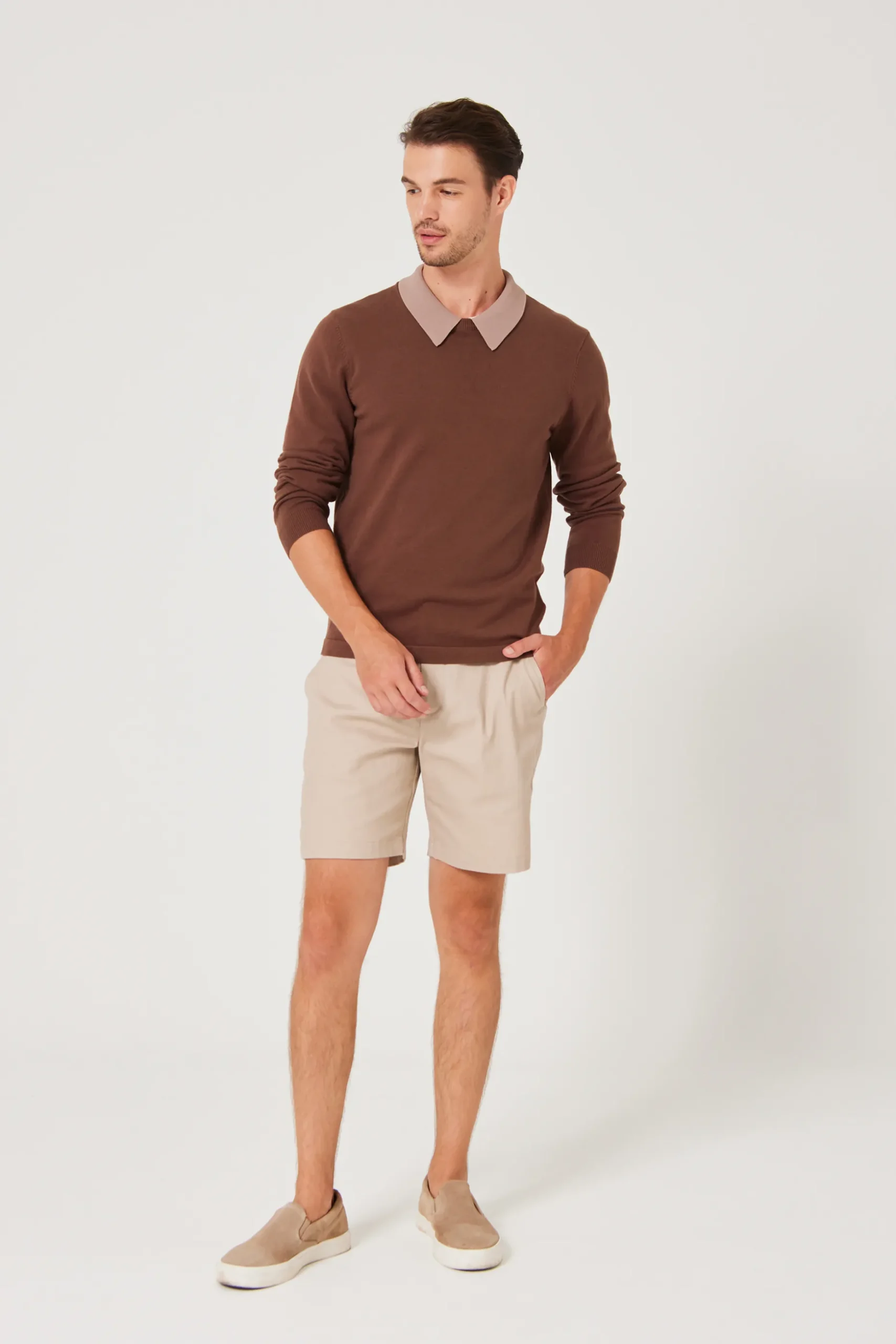 Crew-Neck Knit Jumper