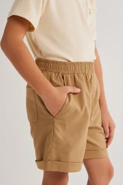 Cuffed Hem Shorts