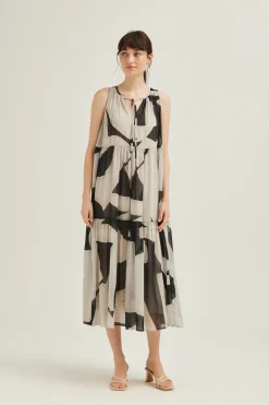 Dialogue Tiered Tent Dress
