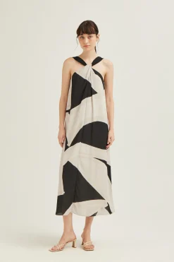 Dialogue Two-Way Twist Knot Dress