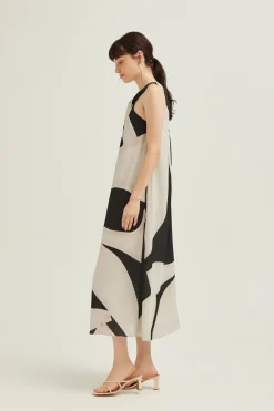 Dialogue Two-Way Twist Knot Dress