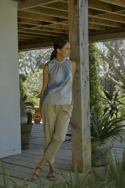 Dusk Gathered Shift Top