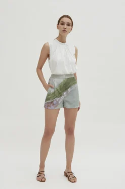Dusk High-Waisted Shorts