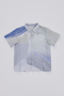 Dusk Linen Boy's Shirt