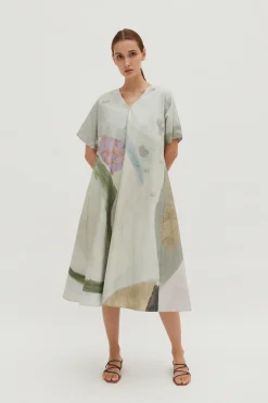 Dusk V-Neck Relaxed Dress