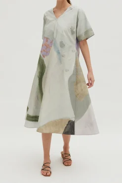 Dusk V-Neck Relaxed Dress