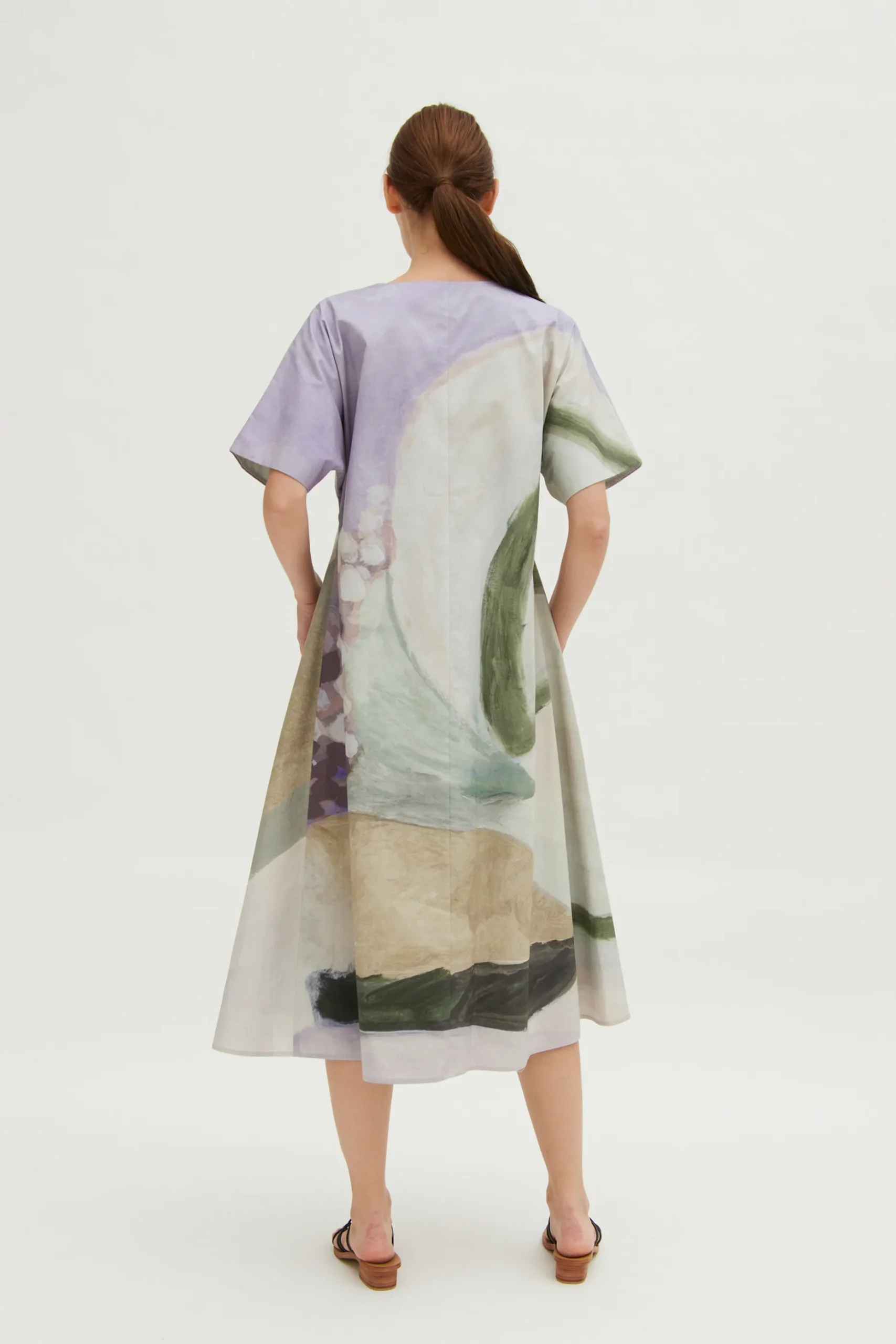 Dusk V-Neck Relaxed Dress
