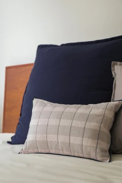 Embroidered Lumbar Cushion Cover